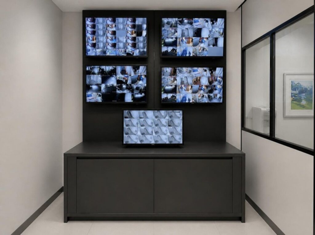 Central de monitoramento CFTV instalada pela InforWay